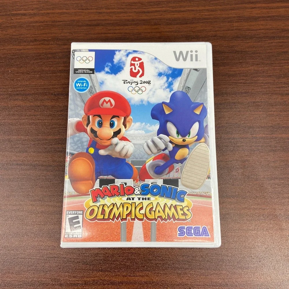 Mario & Sonic at the Olympic Games 2007 Nintendo Wii SEGA Sports Video Game CIB